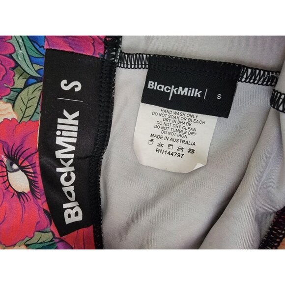 BlackMilk Peeking Peonies Leggings Floral Pattern Women's SM - Made in Australia - Picture 4 of 6